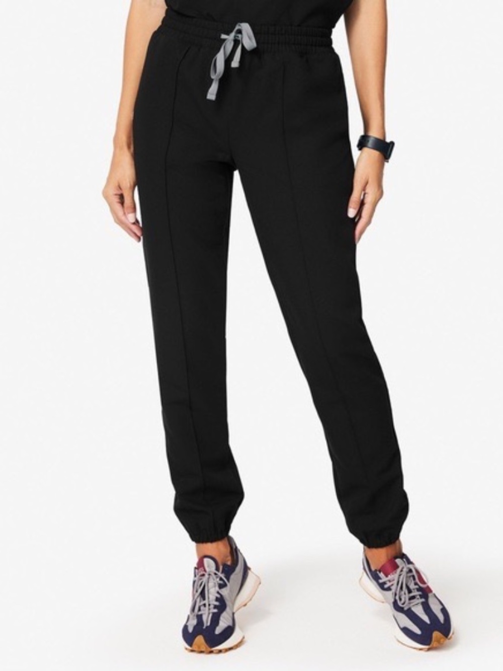 NEW NWT Figs Cedar Limited Edition Pintucked Jogger Scrub Pants XL Black
